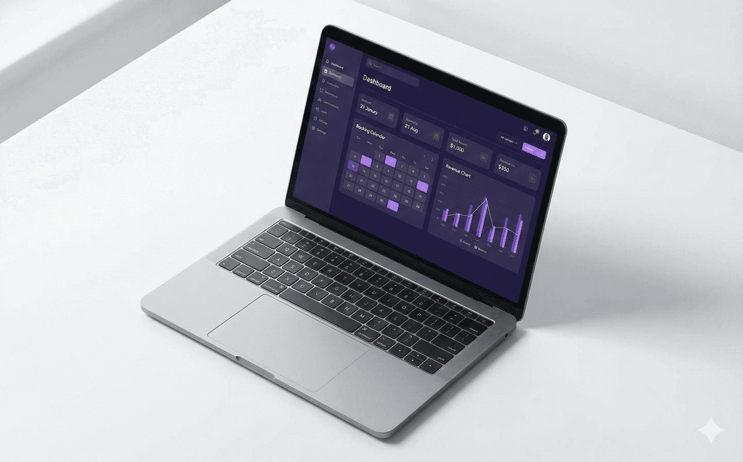 Salon booking dashboard
